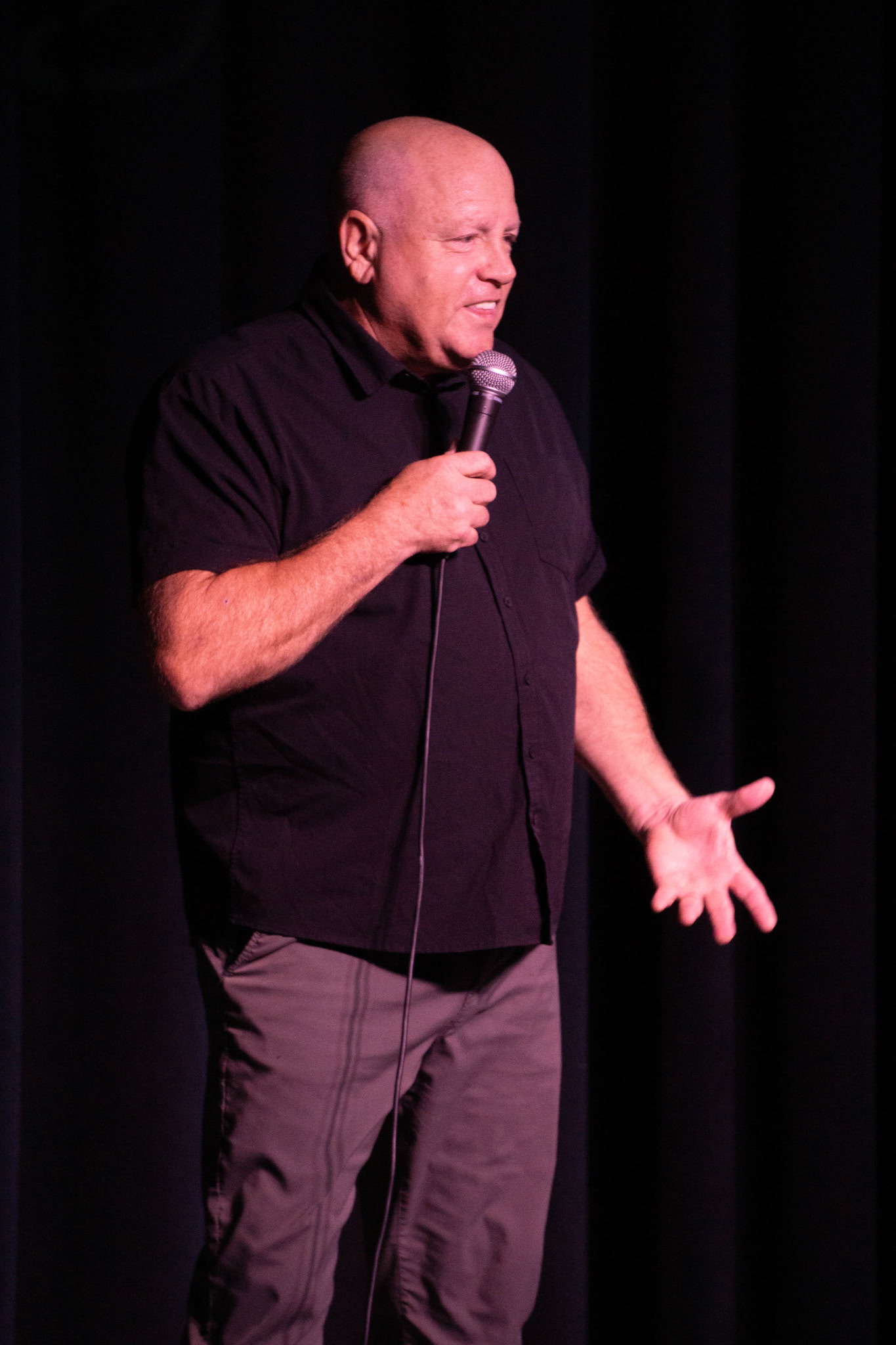 Lon Kieffer on stage