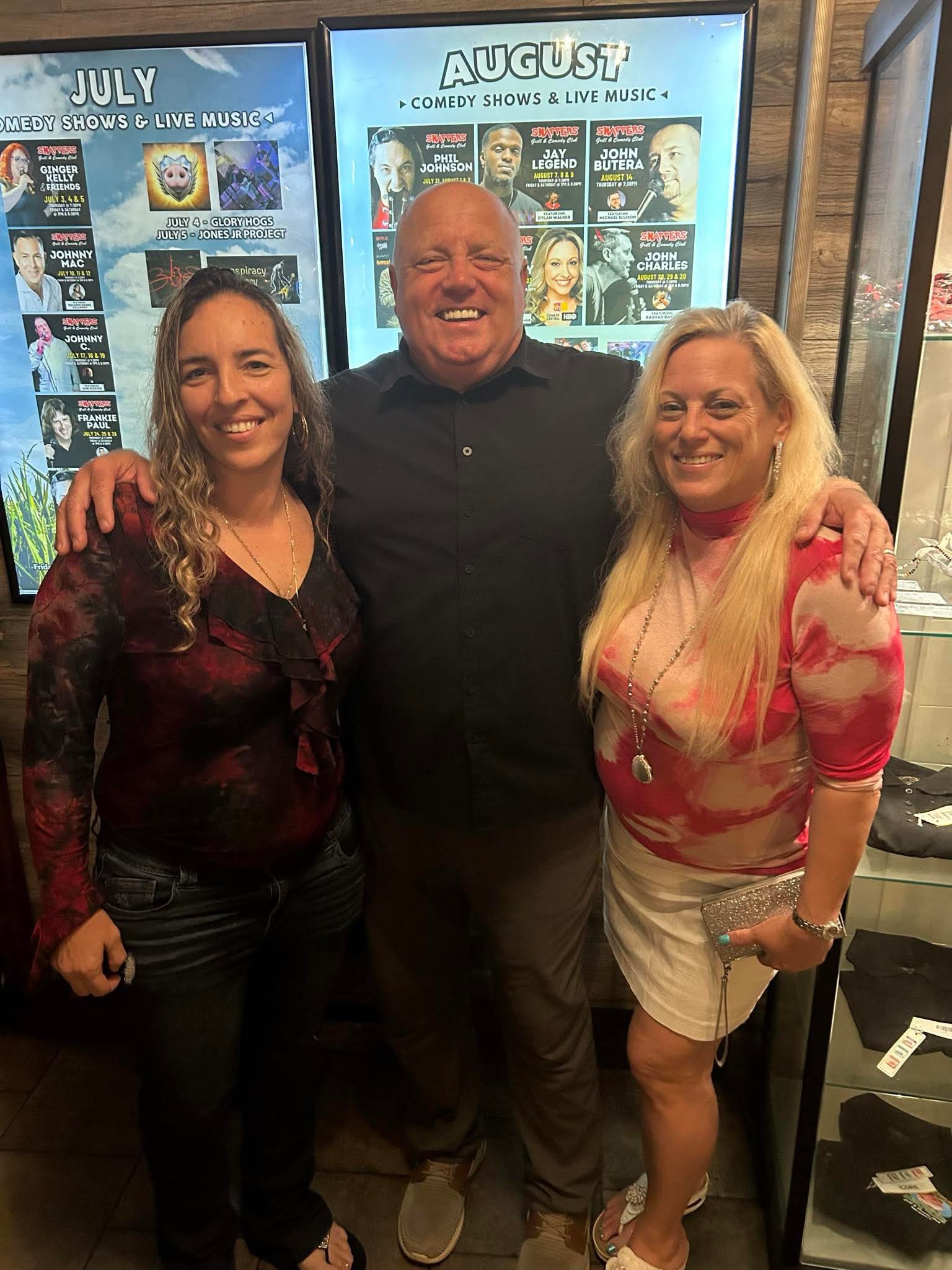 Lon with audience members