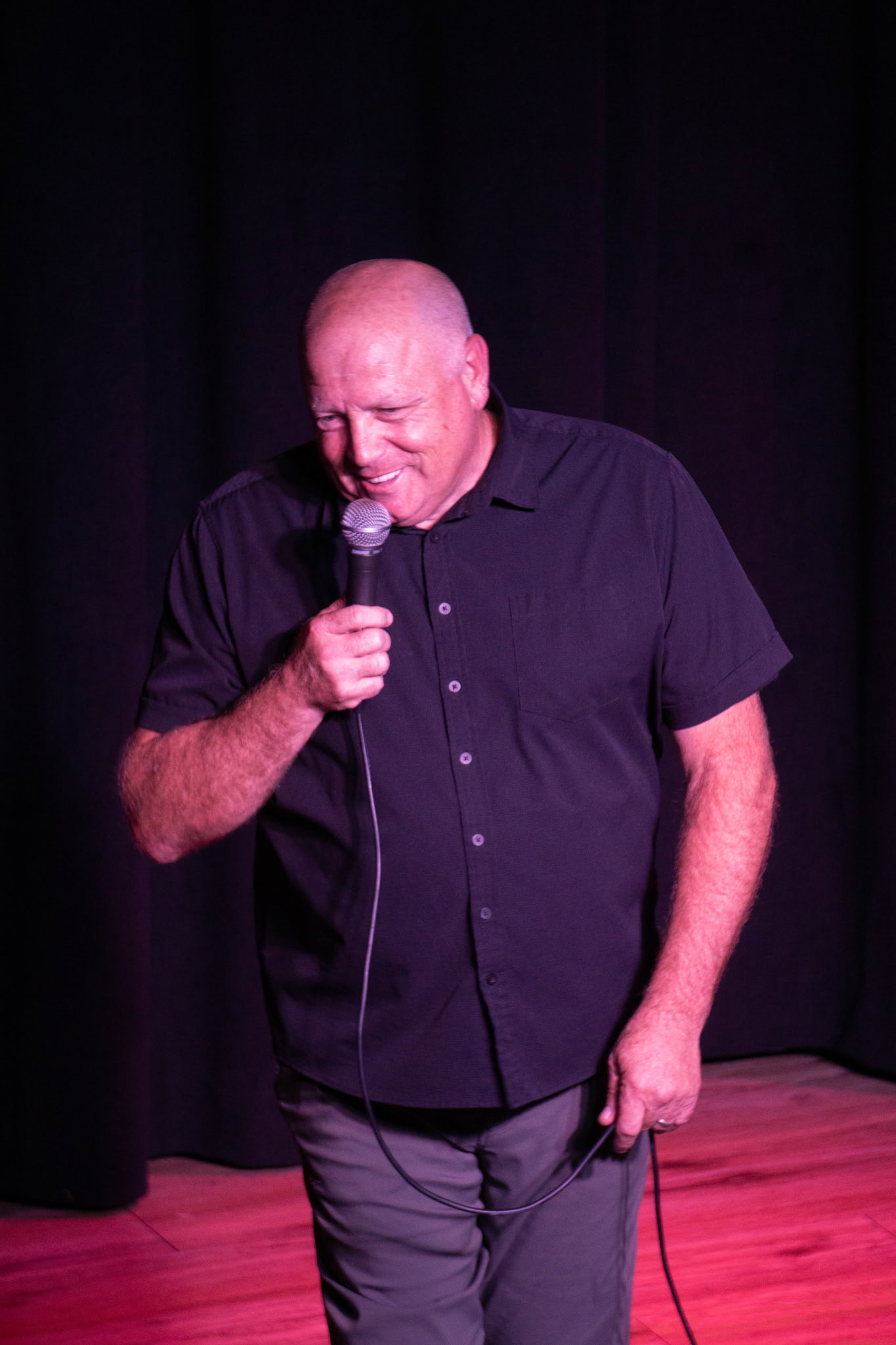 Lon on stage